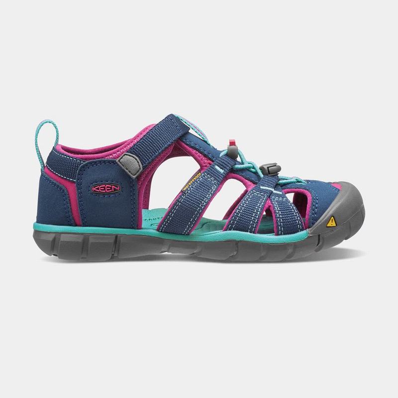 Keen Seacamp II Cnx Kids Sandals Navy/Purple Sale (2943-MJONY)